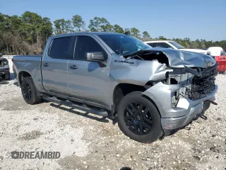 2024 Chevrolet Silverado 1500 Custom with VIN 1GCPABEK0RZ160714, listed as a Copart auction lot 47408245 with 40,259 mi miles and Salvage Title. Bid and sale history available at DreamBid. Image 4.
