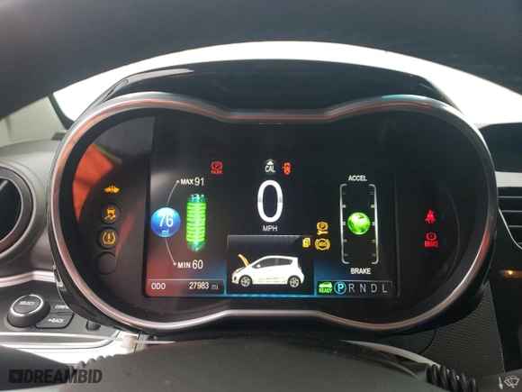 2016 Chevrolet Spark EV LT with VIN KL8CL6S09GC614437, listed as a Copart auction lot 73231663 with 27983 miles. Bid and sale history available at carsss.com. Image 9.