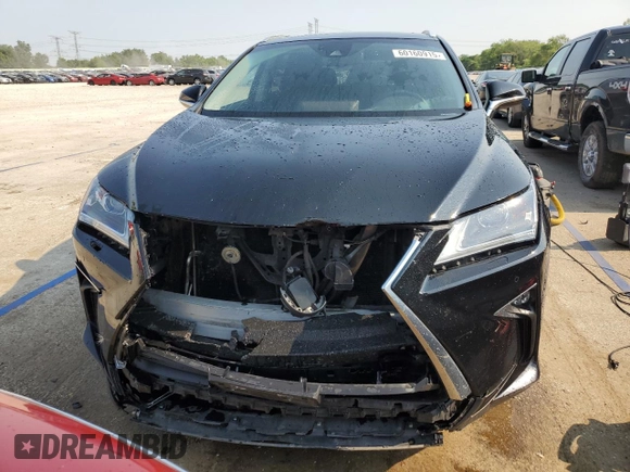 2017 Lexus RX 350 with VIN 2T2BZMCA5HC056345, listed as a Copart auction lot 60160915 with 187,081 mi miles and Salvage title. Bid and sale history available at DreamBid. Image 5.