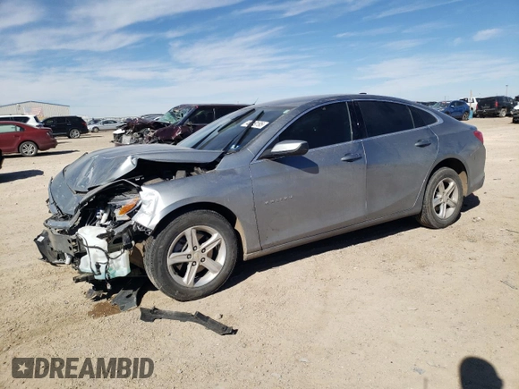 2024 Chevrolet Malibu LS with VIN 1G1ZB5ST0RF145404, listed as a Copart auction lot 46319195 with 18,349 mi miles and Salvage Title. Bid and sale history available at DreamBid. Image 1.