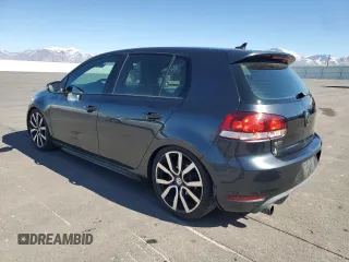 2012 Volkswagen GTI w/Sunroof & Navi PZEV with VIN WVWGD7AJXCW184013, listed as a Copart auction lot 45734775 with 107,007 mi miles and Salvage title. Bid and sale history available at DreamBid. Image 2.