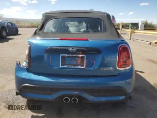 2024 MINI Convertible Cooper S with VIN WMW43DL00R3R98526, listed as a Copart auction lot 72037884 with 5,142 mi miles and Salvage Title. Bid and sale history available at carsss.com. Image 6.