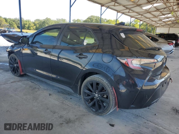 2021 Toyota Corolla Hatchback SE with VIN JTND4MBE6M3112792, listed as a Copart auction lot 70100224 with 97,818 mi miles and Salvage Title. Bid and sale history available at carsss.com. Image 2.