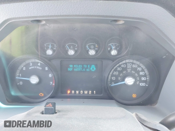 2011 Ford Super Duty F-250 SRW XL with VIN 1FTBF2B64BEB79203, listed as a IAAI auction lot 42091554 with 66,597 mi miles. Bid and sale history available at carsss.com. Image 7.