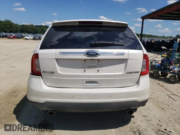 2011 Ford Edge Limited with VIN 2FMDK3KC5BBB46900, listed as a Copart auction lot 61261705 with 123,565 mi miles and Salvage title. Bid and sale history available at DreamBid. Image 6.