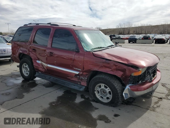 2003 GMC Yukon SLT with VIN 1GKEK13ZX3J302995, listed as a Copart auction lot 49966704 with 211,777 mi miles and Salvage Title. Bid and sale history available at carsss.com. Image 4.