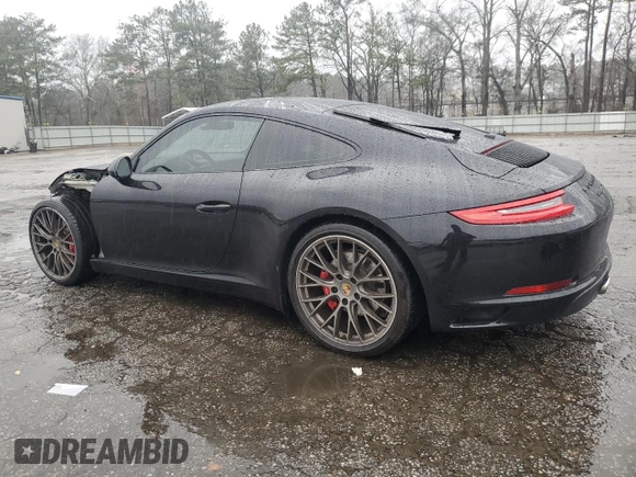 2017 Porsche 911 Carrera S with VIN WP0AB2A90HS124213, listed as a Copart auction lot 45564264 with 21,285 mi miles and . Bid and sale history available at DreamBid. Image 2.