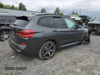 2020 BMW X3 M Competition with VIN 5YMTS0C09L9C08424, listed as a Copart auction lot 67135334 with 0 mi miles and Salvage Title. Bid and sale history available at carsss.com. Image 3.