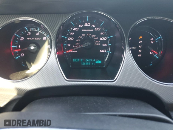 2011 Ford Taurus SHO with VIN 1FAHP2KT2BG114440, listed as a Copart auction lot 56431635 with 126,484 mi miles and Salvage title. Bid and sale history available at DreamBid. Image 9.