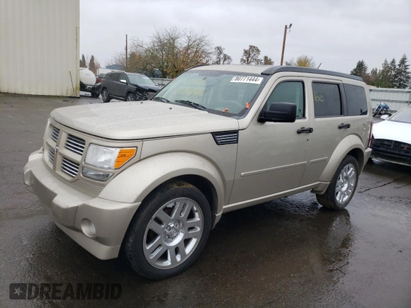 2010 Dodge Nitro SXT with VIN 1D4PU5GK5AW124354, listed as a Copart auction lot 80771444 with Not Provided miles and Clean Title. Bid and sale history available at DreamBid. Image 1.