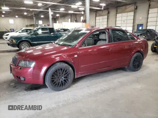 2004 Audi A4 1.8T with VIN WAULC68E64A184445, listed as a Copart auction lot 79249604 with 151,123 mi miles and Clean Title. Bid and sale history available at carsss.com. Image 1.