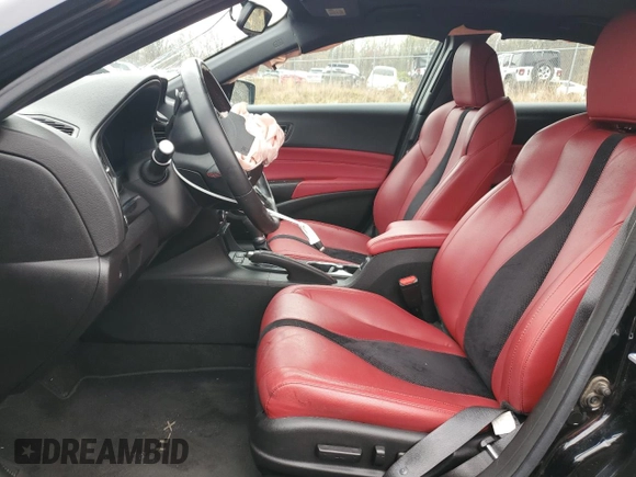2022 Acura ILX Premium with VIN 19UDE2F80NA007870, listed as a Copart auction lot 51510945 with 79,529 mi miles and Salvage title. Bid and sale history available at DreamBid. Image 7.
