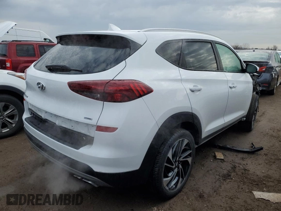 2019 Hyundai Tucson Limited z VIN KM8J3CAL1KU037698, wystawiony jako Copart lot #50424715 z przebiegiem 60 162 mil mil oraz Szkoda całkowita • Salvage title. Historia ofert i sprzedaży dostępna na DreamBid. Obrazek 3.