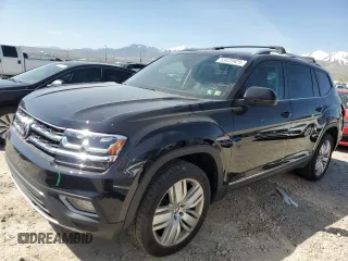2019 Volkswagen Atlas SEL with VIN 1V2MR2CA1KC558169, listed as a Copart auction lot 53839925 with 95,852 mi miles and Salvage title. Bid and sale history available at DreamBid. Image 1.