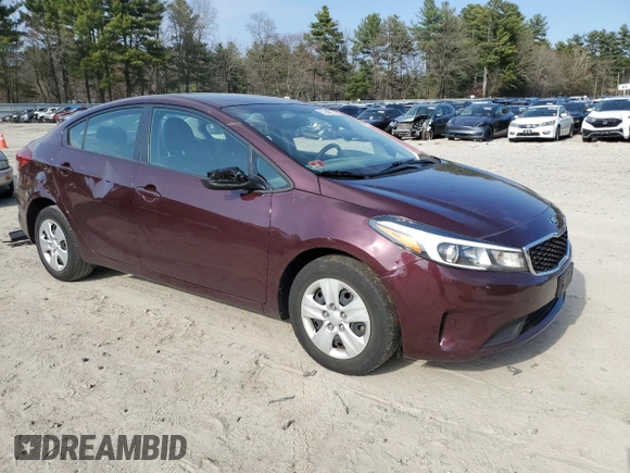 2018 Kia Forte LX with VIN 3KPFK4A71JE272900, listed as a Copart auction lot 52948705 with 42,342 mi miles and Salvage Title. Bid and sale history available at carsss.com. Image 4.