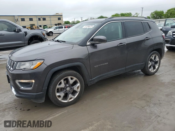 2020 Jeep Compass Limited with VIN 3C4NJCCB8LT150706, listed as a Copart auction lot 51294675 with 90,893 mi miles and Clean title. Bid and sale history available at DreamBid. Image 1.