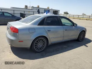 2007 Audi A4 2.0T with VIN WAUBF78E47A040664, listed as a Copart auction lot 69429114 with 123,204 mi miles and Salvage Title. Bid and sale history available at carsss.com. Image 3.