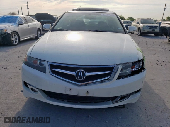 2008 Acura TSX with VIN JH4CL96868C017318, listed as a Copart auction lot 63731945 with 214,248 mi miles and Salvage title. Bid and sale history available at DreamBid. Image 5.