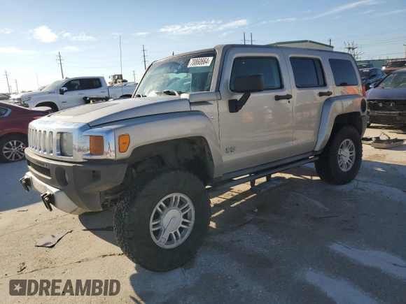 2008 Hummer H3 SUV with VIN 5GTEN13E188148684, listed as a Copart auction lot 70860664 with 146,452 mi miles and Salvage Title. Bid and sale history available at carsss.com. Image 1.