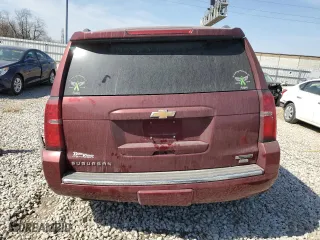 2017 Chevrolet Suburban Premier with VIN 1GNSKJKC5HR136087, listed as a Copart auction lot 48856185 with 89,536 mi miles and Salvage Title. Bid and sale history available at carsss.com. Image 6.