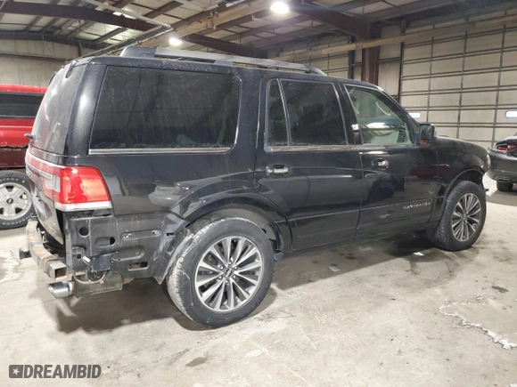 2015 Lincoln Navigator with VIN 5LMJJ2JT4FEJ14755, listed as a Copart auction lot 42021725 with 72,711 mi miles and Salvage Title. Bid and sale history available at carsss.com. Image 3.