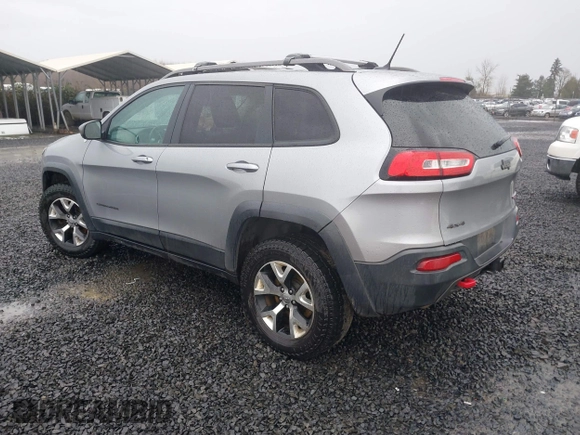 2014 Jeep Cherokee Trailhawk with VIN 1C4PJMBB3EW222747, listed as a IAAI auction lot 41622880 with 183,349 mi miles. Bid and sale history available at carsss.com. Image 3.