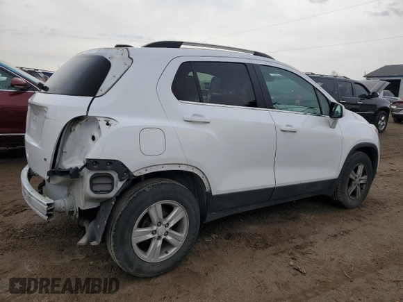 2017 Chevrolet Trax LT with VIN 3GNCJLSB7HL281603, listed as a Copart auction lot 52582335 with 92,679 mi miles and Clean Title. Bid and sale history available at carsss.com. Image 3.