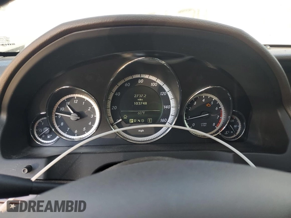 2011 Mercedes-Benz E-Class E 550 with VIN WDDKK7CF6BF095309, listed as a Copart auction lot 48400915 with 103,748 mi miles and Salvage Title. Bid and sale history available at carsss.com. Image 9.