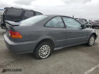 1996 Honda Civic EX with VIN 1HGEJ8146TL091427, listed as a Copart auction lot 53537235 with 132,490 mi miles and Salvage Title. Bid and sale history available at carsss.com. Image 3.