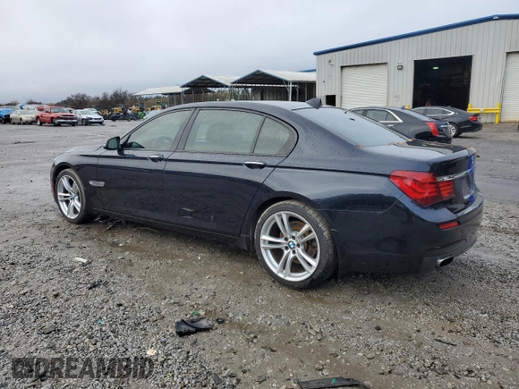2014 BMW 7 Series 740Li with VIN WBAYE4C56ED138285, listed as a Copart auction lot 84256374 with 88,258 mi miles and Salvage Title. Bid and sale history available at carsss.com. Image 2.