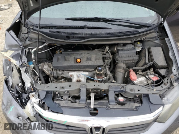 2012 Honda Civic LX z VIN 2HGFB2F59CH312046, wystawiony jako Copart lot #47198965 z przebiegiem 230 415 mil mil oraz Szkoda całkowita • Salvage title. Historia ofert i sprzedaży dostępna na DreamBid. Obrazek 11.