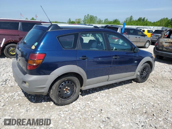 2005 Pontiac Vibe with VIN 5Y2SM638X5Z453837, listed as a Copart auction lot 58576305 with 177,422 mi miles and Clean title. Bid and sale history available at DreamBid. Image 3.