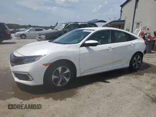 2020 Honda Civic LX with VIN 19XFC2F68LE026723, listed as a Copart auction lot 62364835 with 69,257 mi miles and Salvage title. Bid and sale history available at DreamBid. Image 1.