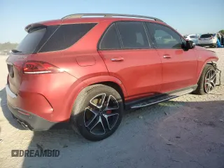 2022 Mercedes-Benz GLE 53 AMG with VIN 4JGFB6BB9NA600423, listed as a Copart auction lot 51919275 with 32,362 mi miles and Salvage title. Bid and sale history available at DreamBid. Image 3.