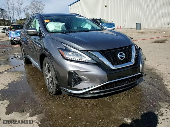 2020 Nissan Murano SV with VIN 5N1AZ2BS1LN122535, listed as a Copart auction lot 43111555 with 80,785 mi miles and Salvage Title. Bid and sale history available at carsss.com. Image 14.
