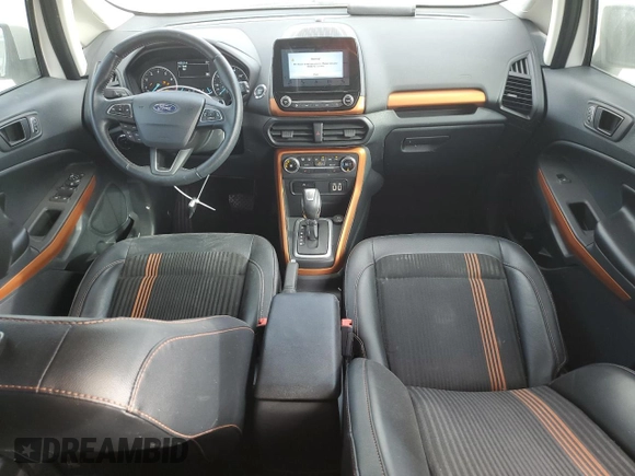 2018 Ford EcoSport SES z VIN MAJ6P1CL4JC218174, wystawiony jako Copart lot #58873485 z przebiegiem 44 931 mil mil oraz Nie do naprawy • Non repairable. Historia ofert i sprzedaży dostępna na DreamBid. Obrazek 8.