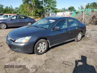 2006 Honda Accord LX z VIN 1HGCM564X6A164207, wystawiony jako Copart lot #58813625 z przebiegiem 187 206 mil mil oraz Czysty tytuł • Clean title. Historia ofert i sprzedaży dostępna na DreamBid. Obrazek 1.