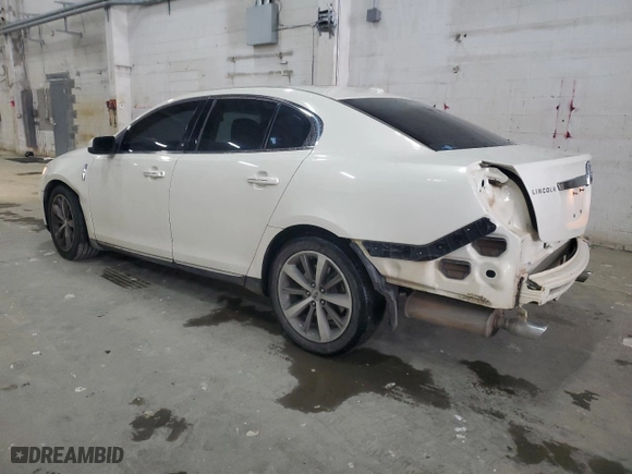 2009 Lincoln MKS with VIN 1LNHM93R09G606856, listed as a Copart auction lot 51600675 with 96,772 mi miles and Salvage Title. Bid and sale history available at carsss.com. Image 2.