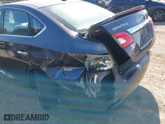 2015 Nissan Sentra SR with VIN 3N1AB7AP0FY353620, listed as a IAAI auction lot 41877838 with 106,757 mi miles and . Bid and sale history available at DreamBid. Image 6.