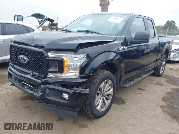 2018 Ford F-150 XL with VIN 1FTEX1EP6JKF59667, listed as a IAAI auction lot 42410311 with 134,385 mi miles and . Bid and sale history available at DreamBid. Image 17.