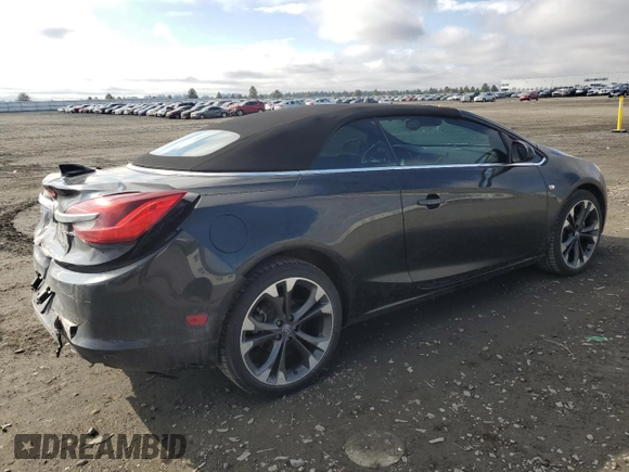2016 Buick Cascada Premium with VIN W04WT3N52GG137847, listed as a Copart auction lot 46861855 with 39,378 mi miles and Salvage Title. Bid and sale history available at DreamBid. Image 3.