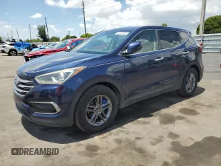 2017 Hyundai Santa Fe 2.4L with VIN 5XYZT3LB1HG398306, listed as a Copart auction lot 64101495 with 91,785 mi miles and Salvage title. Bid and sale history available at DreamBid. Image 1.