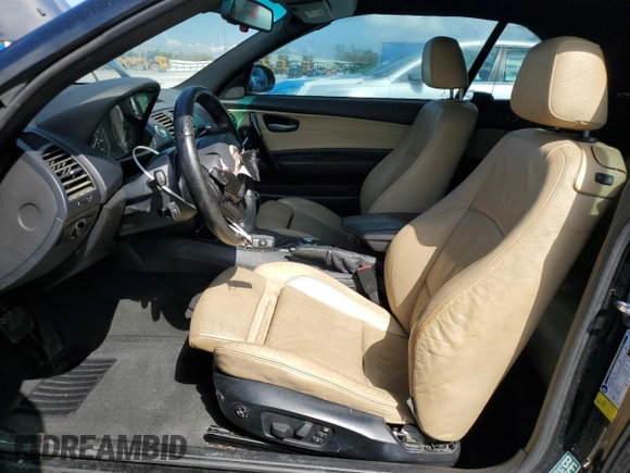 2008 BMW 1 Series 135i with VIN WBAUN93548VF54798, listed as a Copart auction lot 47209055 with 144,328 mi miles and Salvage title. Bid and sale history available at DreamBid. Image 7.