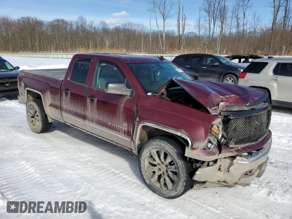 2014 Chevrolet Silverado 1500 LTZ with VIN 1GCVKSEC8EZ312391, listed as a Copart auction lot 45658795 with 158,495 mi miles and Salvage Title. Bid and sale history available at DreamBid. Image 4.