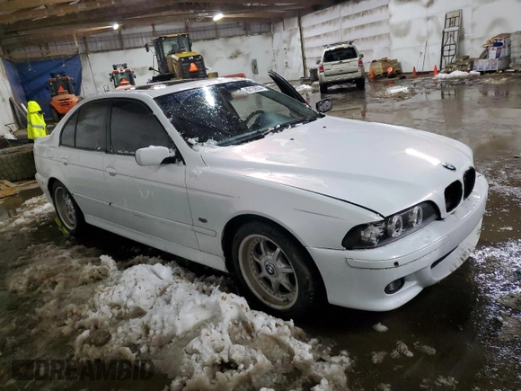 2001 BMW 5 Series 540iA with VIN WBADN63451GM73774, listed as a Copart auction lot 80139554 with 164,168 mi miles and Clean Title. Bid and sale history available at carsss.com. Image 4.