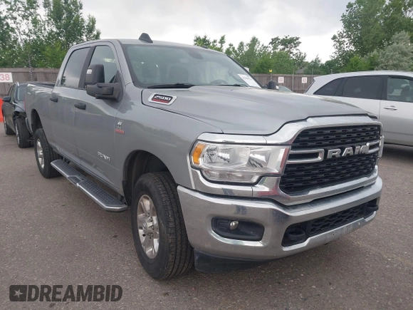 2024 Ram 2500 Big Horn with VIN 3C6UR5DL5RG154048, listed as a IAAI auction lot 42500524 with 41,177 mi miles and . Bid and sale history available at DreamBid. Image 1.