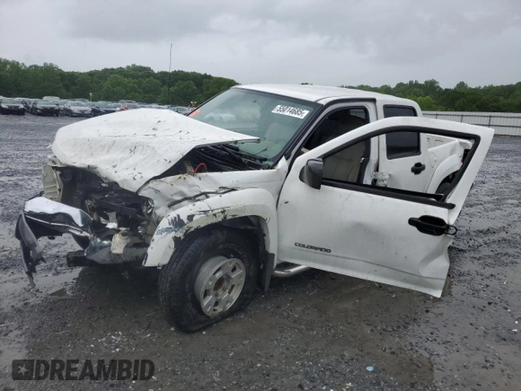 2005 Chevrolet Colorado 1SE LS Z71 with VIN 1GCDS136758265220, listed as a Copart auction lot 55014685 with Not provided miles and Salvage title. Bid and sale history available at DreamBid. Image 1.