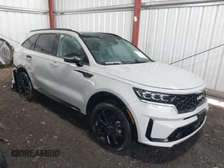 2023 Kia Sorento X-Line SX Prestige with VIN 5XYRKDLF2PG209611, listed as a IAAI auction lot 41482785 with 6,801 mi miles. Bid and sale history available at carsss.com. Image 1.