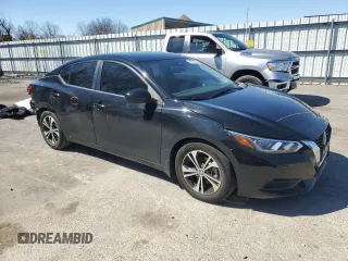 2023 Nissan Sentra SV with VIN 3N1AB8CV8PY268575, listed as a Copart auction lot 50377655 with 27,356 mi miles and Salvage Title. Bid and sale history available at DreamBid. Image 4.