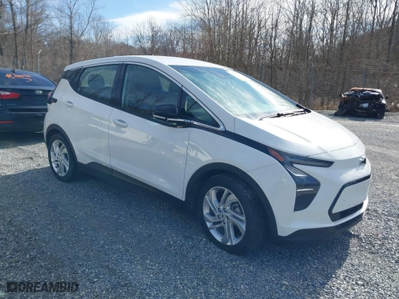 2023 Chevrolet Bolt EV 1LT with VIN 1G1FW6S00P4110096, listed as a IAAI auction lot 41437191 with 24,805 mi miles. Bid and sale history available at carsss.com. Image 1.